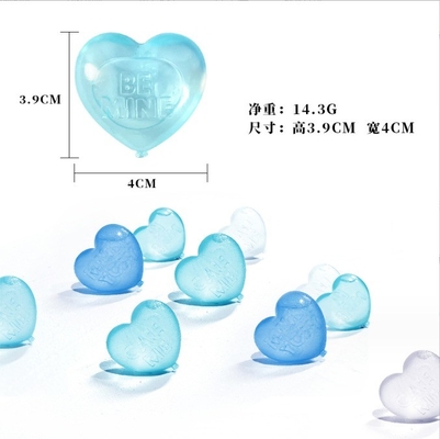 Outils de crème glacée Cube de glace en forme de cœur en plastique pour refroidissement de bière Accessoires de bar de qualité alimentaire