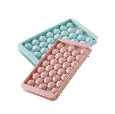 33 grilles de glaçons à billes rondes plateau pour les outils de crème glacée en plastique PP écologique