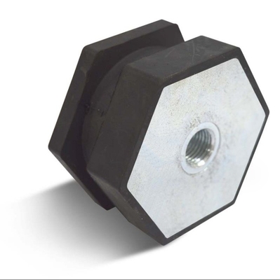 En caoutchouc et en métal sur mesure Hexagonal Motor Shock Absorber Pad Foot pour le tampon pneumatique