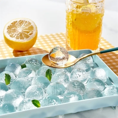 Mini cercle plateaux à glaçons en plastique en PP boules de glace rondes fabricant moule pour congélateur
