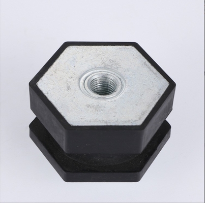 En caoutchouc et en métal sur mesure Hexagonal Motor Shock Absorber Pad Foot pour le tampon pneumatique