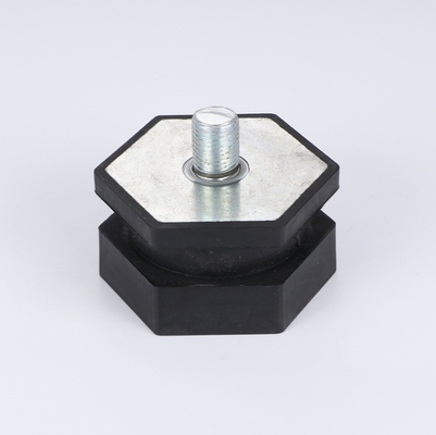 En caoutchouc et en métal sur mesure Hexagonal Motor Shock Absorber Pad Foot pour le tampon pneumatique