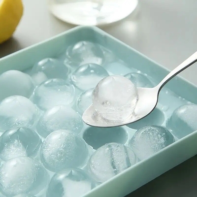 Mini cercle plateaux à glaçons en plastique en PP boules de glace rondes fabricant moule pour congélateur
