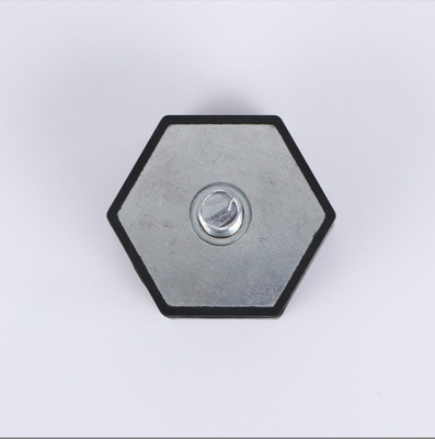 En caoutchouc et en métal sur mesure Hexagonal Motor Shock Absorber Pad Foot pour le tampon pneumatique