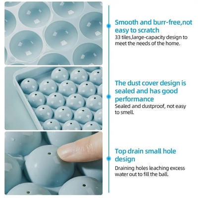 3D Whisky Drink Ice Ball Cube Maker Mold Trays Durable et des moules à palettes avec couvercle