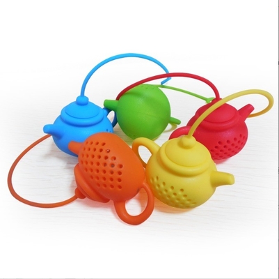 Diffuseur de filtre à feuilles de sac à thé en silicone Infuseur de thé portable pour une forme créative de théière