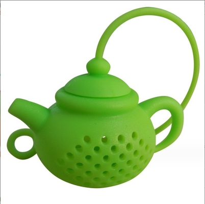 Diffuseur de filtre à feuilles de sac à thé en silicone Infuseur de thé portable pour une forme créative de théière