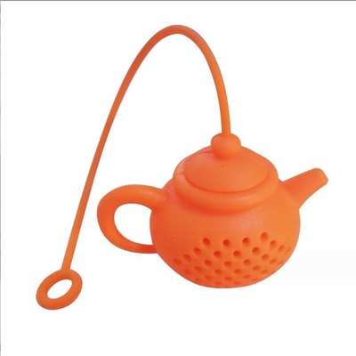 Diffuseur de filtre à feuilles de sac à thé en silicone Infuseur de thé portable pour une forme créative de théière