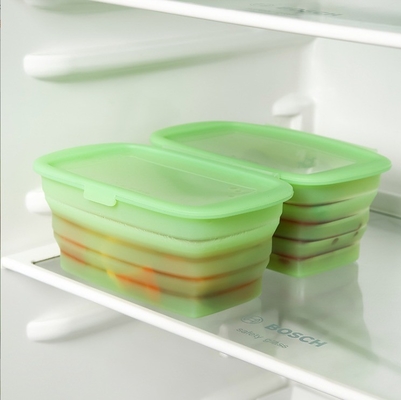 Commodité 188*115*80MM boîte de silicone pliable pour le dépôt de légumes et de fruits