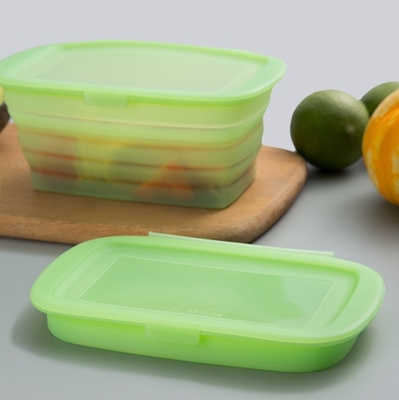 Commodité 188*115*80MM boîte de silicone pliable pour le dépôt de légumes et de fruits