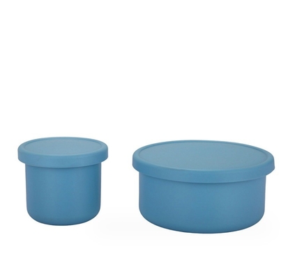 Une alimentation saine rendue facile avec notre boîte de déjeuner portable en silicone de qualité alimentaire de 9 cm x 14 cm