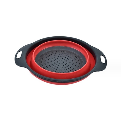 Cuisinière en stock Filtre à colander Collable Lave-vaisselle à légumes en silicone