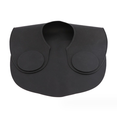 Logo personnalisé Barbier Chapeau de silicone noir pour couper les cheveux et les teintures dans les fournitures de salon