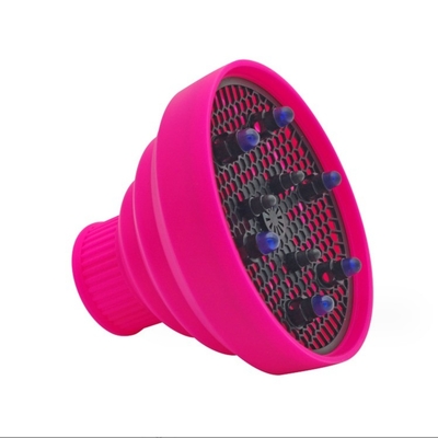 Diffuseur de cheveux bouclés pliable avec matériau en silicone et service de moulage