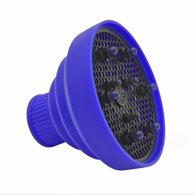 Diffuseur de cheveux bouclés pliable avec matériau en silicone et service de moulage