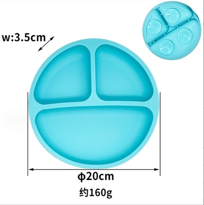 Plate de table en silicone pour enfants avec tasse à aspirer Production de plaques de type vaisselle à manger