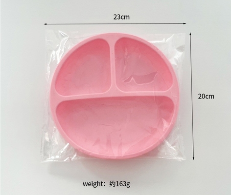 Plate de table en silicone pour enfants avec tasse à aspirer Production de plaques de type vaisselle à manger
