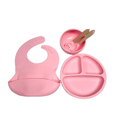 Conception de bol en silicone pour bébé de qualité alimentaire antidérapant pour enfants