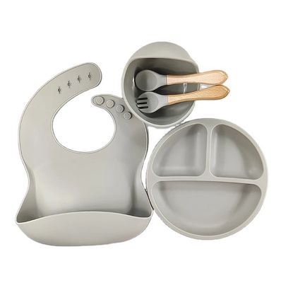 Conception de bol en silicone pour bébé de qualité alimentaire antidérapant pour enfants