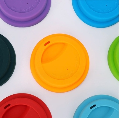 Couvercles de tasses en silicone anti-poussière remplacement à l'épreuve des déversements pour les accessoires de boissons en verre