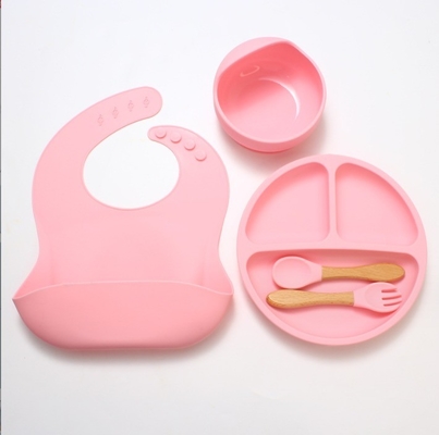 5pcs Cuillère souple BPA Cuillère à nourrir bébé Fourche Ensemble d' ustensiles