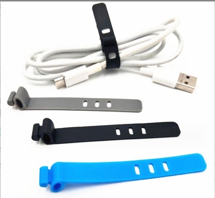 Organisateur de support de câble en silicone coloré pour le moulage de câbles USB de qualité alimentaire