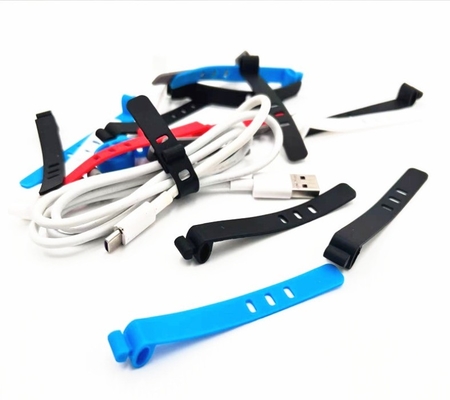 Organisateur de support de câble en silicone coloré pour le moulage de câbles USB de qualité alimentaire