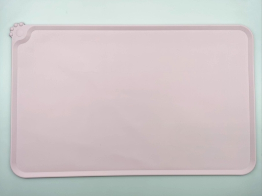 Moderne style étanche à l'eau anti-dérision silicone chien tapis d'alimentation pour animaux de compagnie pour les besoins personnalisés