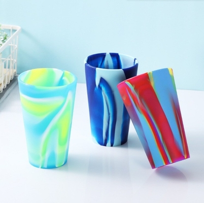 Coupe en verre de vin en silicone de 480 ml pour bébé réutilisable sans BPA