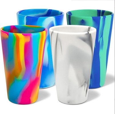 Coupe à café de voyage avec poignée Coupe à boire en silicone personnalisée durable