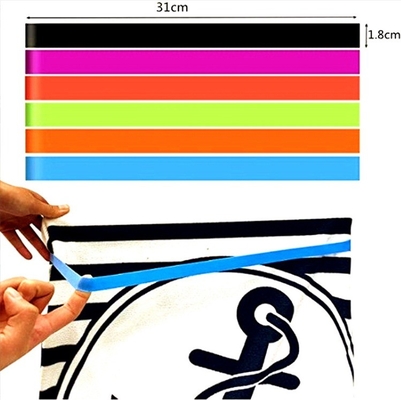 Ceinture élastique en silicone pour fournitures de bureau Compte-rendu de main Carnet de notes Boîte de déjeuner Band Easy