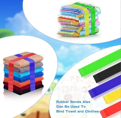Ceinture élastique en silicone pour fournitures de bureau Compte-rendu de main Carnet de notes Boîte de déjeuner Band Easy