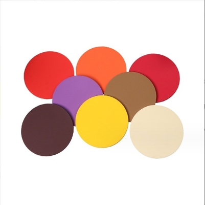 Coaster pour tasse à boire imperméable Conception personnalisée Coaster en PVC à imprimante sublimation douce