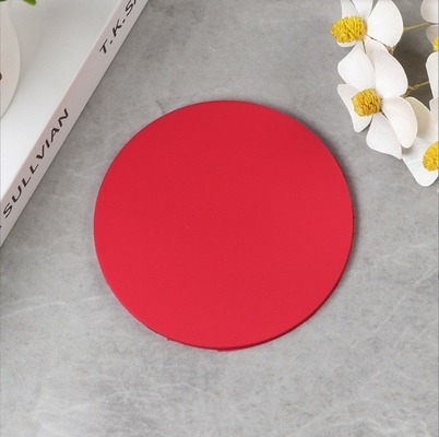 Coaster pour tasse à boire imperméable Conception personnalisée Coaster en PVC à imprimante sublimation douce