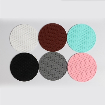 Coaster de tasse créative Honeycomb pour l'isolation et le coussin de tasse de silicone antidérapant