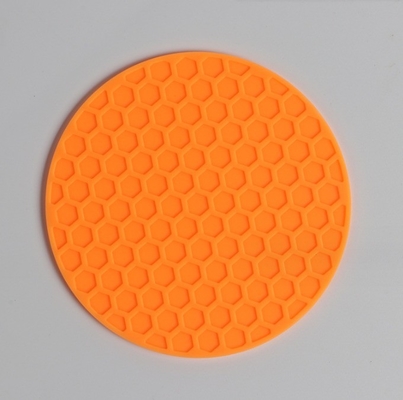 Coaster de tasse créative Honeycomb pour l'isolation et le coussin de tasse de silicone antidérapant