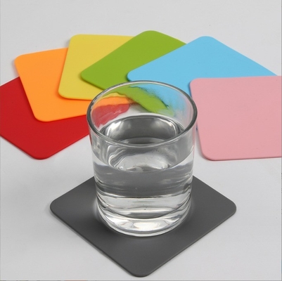 Coaster à tasse Coaster en silicone pour boissons Résistant à la chaleur et antidérapant Décoration de table à café