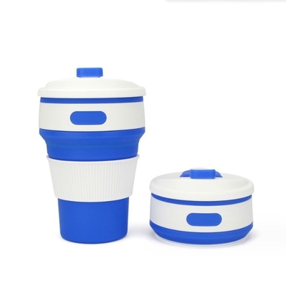 Une tasse de café pliable en silicone de 350 ml pour cadeaux et amateurs de plein air