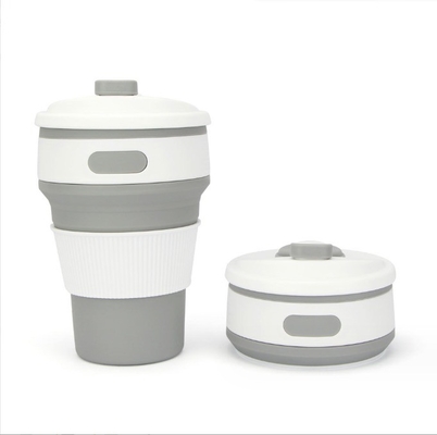 Une tasse de café pliable en silicone de 350 ml pour cadeaux et amateurs de plein air