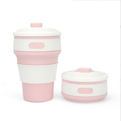 Coupe d'eau pliable en silicone pour les sports de plein air Portable Voyage Coupe de café pliable