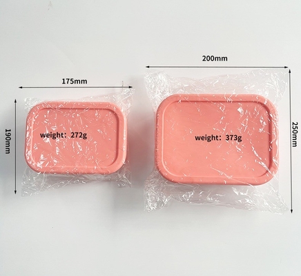 Conservation de la fraîcheur en silicone sans BPA Boîte de rangement scellée pour enfants Boîte de silicone Bento