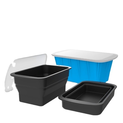Plateau pliable de gros glaçons en silicone recyclable Moule de blocs de glace pour blocs extra-grands