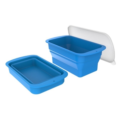 Fabricant de glaçons en silicone de qualité alimentaire durable avec fonction pliable et portable