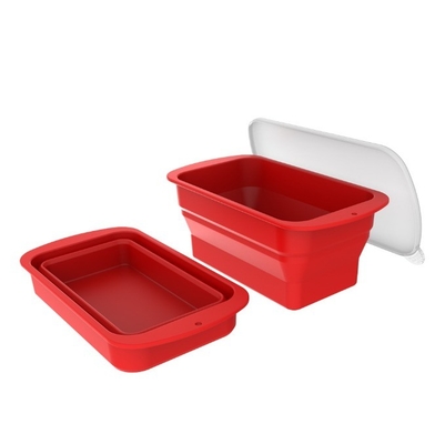 Fabricant de glaçons en silicone de qualité alimentaire durable avec fonction pliable et portable