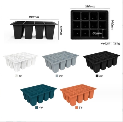 Plateau de pépinière en plastique de silicone réutilisable pour la germination de pots de fleurs écologiques