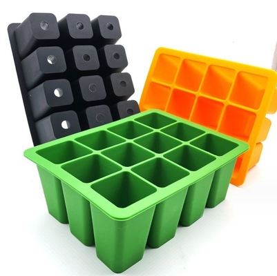 Plateaux en silicone pour jardins, couvercles, plateaux de germination de semences résistants à la corrosion pour serre