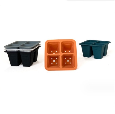 Tray de fleurs de silicone non recouvert pour semences réutilisables