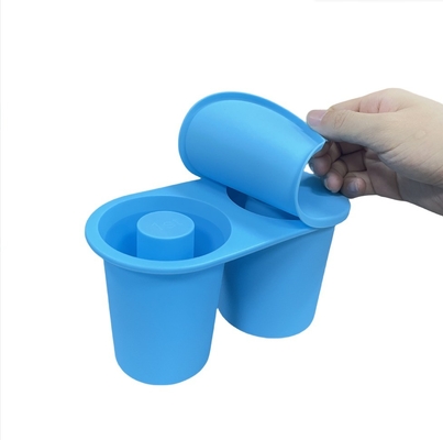 Patent exclusif Molde de plateau cylindrique creux en silicone à glace réutilisable pour gros glaçons