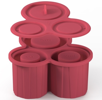 Fabricant de glace à cylindre creux pratique pour 20-40 oz tasses de tumbler Matériau de silicone