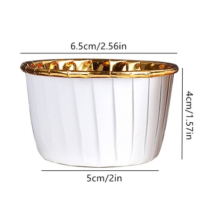 Résistant aux températures élevées Bouche à rouleau muffin tasse gâteau moules de cuisson multicolore